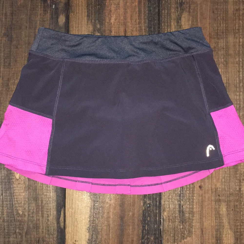 Head Gray and pink tennis skirt